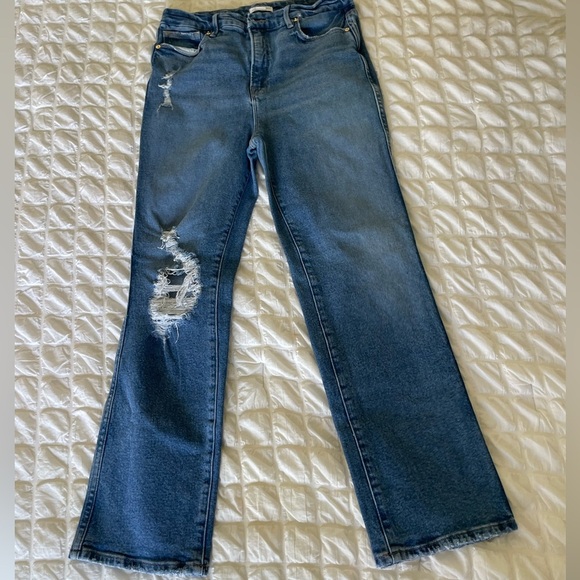 Good American Good Curve straight jeans - Picture 3 of 11
